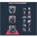 Altifalante portátil INFINITON Party EQ07, 70 W, Bluetooth, rádio FM Preto
