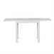 Mesa extensível de alumínio para jardim Lipari 82x82 Branco