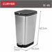 Curver Contentor com pedal Chic Bin 50-60L Cinza