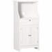 Armário para Micro-Ondas MDF HOMCOM, casa - cozinha Branco