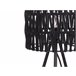 Beliani Candeeiro de mesa CULEBRA Preto