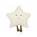 Beliani Almofada decorativa STARFRUIT Branco/ Bege