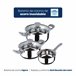 5pc Game de bateria de cozimento + conjunto 3 panelas Multicor