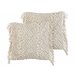 Beliani Almofada decorativa PATTAN Bege