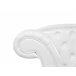 Beliani Chaise longue versão à esquerda Pele sintética LATTES Branco