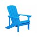 Beliani Cadeira de jardim ADIRONDACK Azul