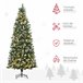 Árvore de Natal PVC e Aço HOMCOM, casa - natal Verde