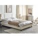 Beliani Cama sem cabeceira Bouclé ROANNE 150x213 Creme