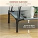 Cama elevada para animais de estimação PawHut D04-057CF 