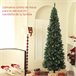 Árvore de Natal Plástico e Aço HOMCOM, casa - natal Verde