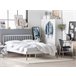 Beliani Cama com estrado Metal MAURS 187x209 Branco