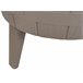 Beliani Mesa de jardim SILG 49x49 Cinza Escuro