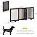 Barreira de Segurança Cães MDF PawHut Castanho