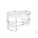 Beliani Beliche Pinho REVIN 97x208 Azul Marino