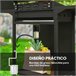 Barbecue a Gás Aço e ABS Outsunny Preto