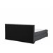 Beliani Cama continental Poliéster ADMIRAL 190x210 Cinza Claro