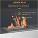 Lareira de Bioetanol Aço Inoxidável, Metal e Vidro Temperado Preto