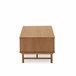 Mesa de centro Magnus 1 porta de correr e 1 nicho Castanho
