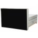 Beliani Cama continental Poliéster DYNASTY 180x217 Cinza Claro