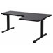Beliani Escritorio ajustable DESTINES 160x109 Preto