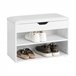 Armário para sapatos FSR25-W SoBuy Branco