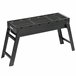 Barbecue a Carvão Metal Outsunny Preto
