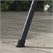 Baloiço de Jardim Tecido de poliéster e aço Outsunny Cinza