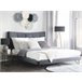 Beliani Cama com estrado Poliéster LANNION 203x223 Bege