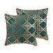 Beliani Almofada decorativa CASSIA 45x45 Cinza