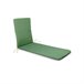 Almofada de espreguiçadeira reversível 57x38 Verde Escuro