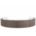 Beliani Conjunto lounge SEVERO Areia