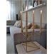 Beliani Candelabro MINDORO Dourado