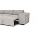 Chaise longue com cama HARRISON Bege