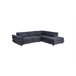 Sofá de canto OMEGA com cama cor antracite Antracite