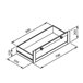 Roupeiro LAU portas batentes 80x200cm branco Branco