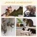 Arranhador para Gatos Aglomerado de Madeira, Pelúcia e Sisal Creme