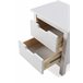 Mesa de cabeceira JULIETA 2 gavetas Mesa de cabeceira JULIETA 2 gavetas Branco