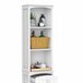 Armário Polivalente MDF HOMCOM, casa - casa de banho 34 Branco