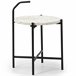 Mesa de apoio redonda Yala, terrazzo Branco Branco