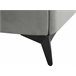 Beliani Cama com estrado Veludo MELLE 176x233 Cinza