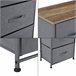 [pro.tec] Cómoda com 4 gavetas Metal e MDF Madeira