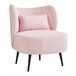 Beliani Poltrona OTSBY II Rosa Talco