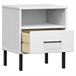 Soluna Home - Mesitas De Noche Mjolda 40 Branco