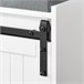 Banco para sapatos Bequeño com porta de correr FSR133-K-W SoBuy PT Branco