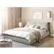 Beliani Cama de água Bombazine VINAY 176x233 Bege