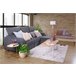 Chaise longue convertível em cama tecido APRIL Cinza