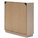  Estante Vigo 110x110 cm, Estante de escritório, Cor Carvalho/Cinza, 110 x 33 x 110cm, 110 x 33 x 110cm 110 Carvalho
