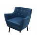 Beliani Poltrona DRAMMEN Azul Marino