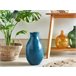 Beliani Jarrón decorativo STAGIRA Azul/ Verde
