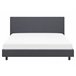 Beliani Cama de água Poliéster ALBI 175x211 Cinza